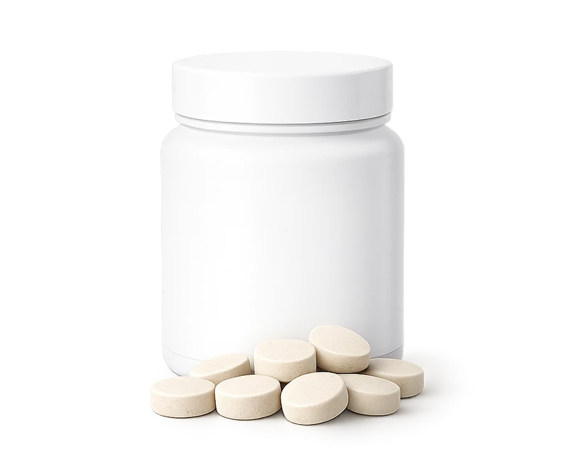 Private label pet supplement tablets